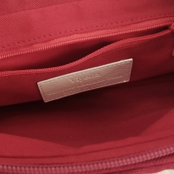 VIYELLA Canvas & Leather Handbag - Picture 9 of 13